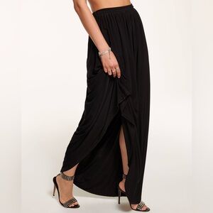 Ramy Brook Camille Maxi Skirt in Black